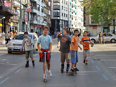 La zona peatonal de Zumalakarregi ha registrado 181 multas durante 2011