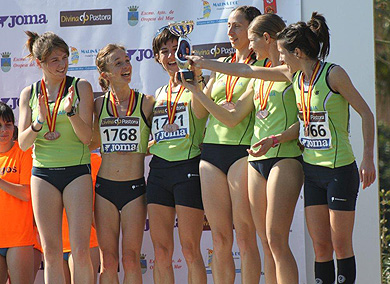 El Bidezabal femenino logra el bronce en el Campeonato de España de Cross corto