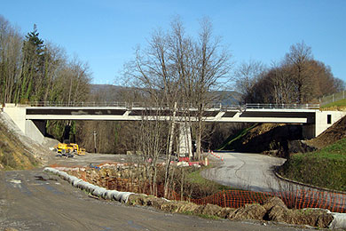 Finaliza la construcción del tablero del viaducto del TAV en Larrinagatxu
