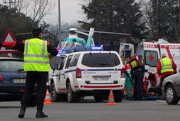 Evacuado en helicóptero un motorista tras salirse de la carretera con un quad