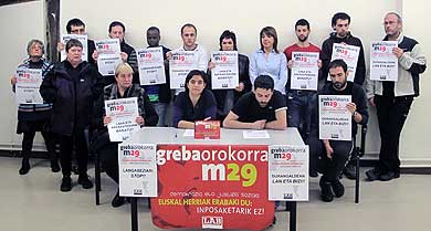 La tasa de paro se ha triplicado en seis años en Durangaldea