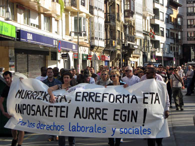 ELA y LAB cifran el seguimiento de la huelga en Durangaldea “en casi el 100%”