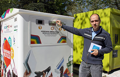 Los nuevos contenedores de reutilización permitirán depositar objetos tóxicos