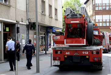 Atendido por inhalar humo un vecino de la calle Montevideo