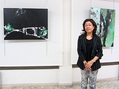 La coreana Jinhee Kim realiza un ???homenaje a la vida??? en la sala de Ezkurdi