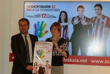 La Diputación impulsa una campaña contra la homofobia con la colaboración del Athletic