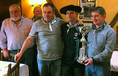 Los zornotzarras Iñigo Uriel y Naroa Izurza se proclaman campeones de Euskadi de Bolos