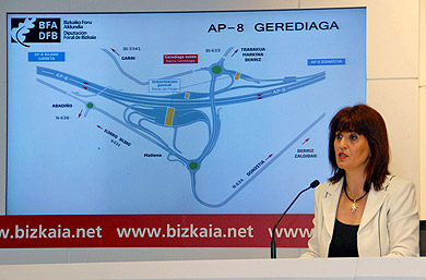 El peaje de Abadiño de la A-8 cuyo tramo hasta Iurreta será gratuito se abre al tráfico