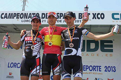 Iñaki Lejarreta obtiene la medalla de bronce en el Campeonato de España de BTT