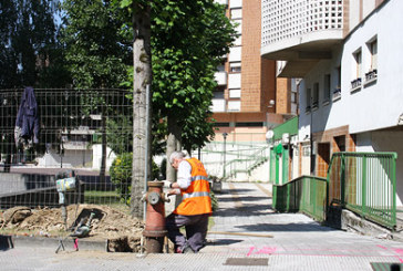La renovación de la red de saneamiento de Jauregizahar estará finalizada en septiembre