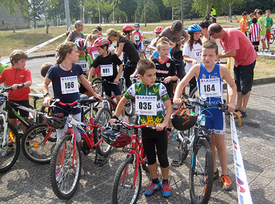 Más de 200 participantes en la Duatloi Txikia de Abadiño