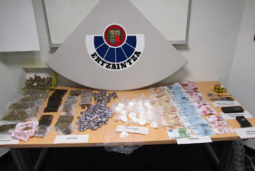 Detenido en Abadiño un vecino de Berriz acusado de traficar con drogas en la comarca