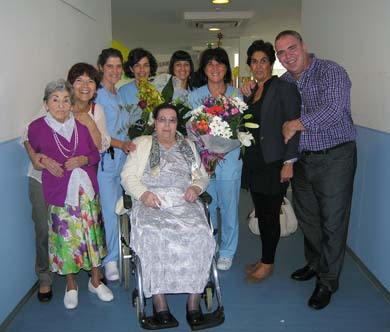 Una residente en Joxe Miel Barandiaran cumple cien años