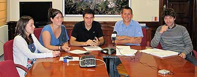 Bildu y Aralar emplazan al PNV a paralizar el proyecto del campo de fútbol 7 de Tabira