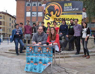 La comisión de txosnas cree que la ubicación en Kurutziaga ha elevado la asistencia