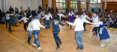 La Ikastola Lauaxeta acoge un intercambio intercultural con seis países europeos