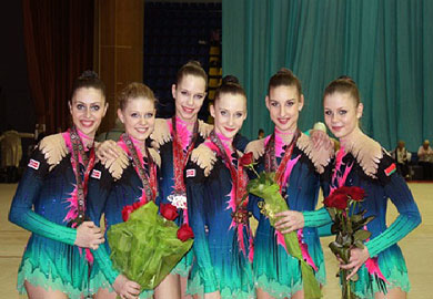 El equipo bielorruso de gimnasia, plata olímpica, actuará el domingo en Durango