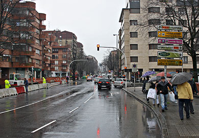 Una nueva rotonda permitirá eliminar los últimos semáforos de la localidad