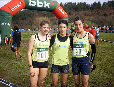 Iraia García y David García dominan el Campeonato de Bizkaia de cross