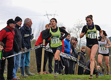 Iraia García, del Bidezabal, plata en el Campeonato de Euskadi de Cross