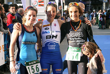 Iurgi Etxeandia y Gurutze Frades, campeones de Euskadi de duatlón de distancia corta