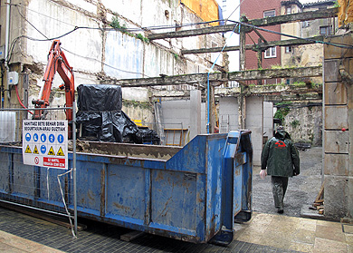 La recuperación de la cárcava entre Artekalea y Goienkalea costará 100.000 euros