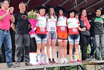 Ane Santesteban, Dorlote Eskamendi y Ainara Sanz, campeonas de Euskadi