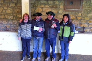 Arregui y Uribarri repiten triunfo en el Campeonato de Bizkaia de Bolos por parejas