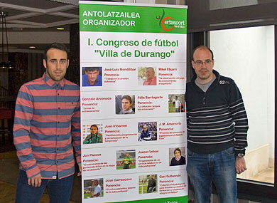 Mendilibar y Amorrortu participarán en el primer Congreso de fútbol de Durango