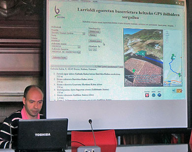 El Ayuntamiento de Berriz implanta un sistema GPS para facilitar el acceso a caseríos