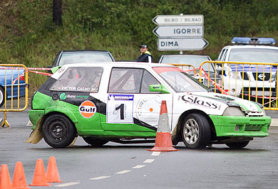 Abadiño celebra mañana su primer slalom automovilístico