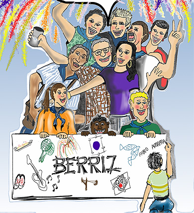 Un cartel de Karlos Berrizbeitia ilustrará las fiestas de San Pedro y Santa Isabel