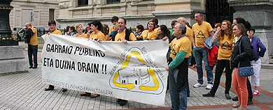Una marcha reivindicará un servicio de autobús “público y digno” entre Durango y Gasteiz