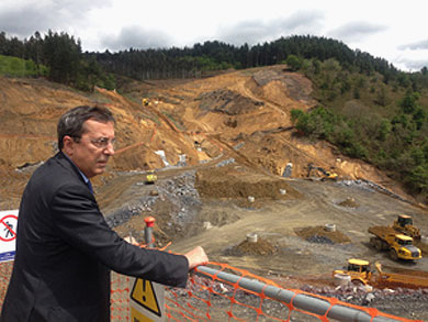 Comienzan las obras del túnel de la variante de Autzagane