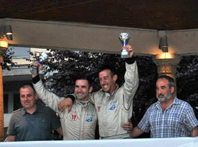 Iban Tarsicio e Iñigo Peña alcanzan un disputado podio en el Rallysprint de Amorebieta