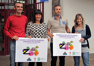 Durangaldeko sei herritan jarriko dute  martxan ‘Zabu Zibu’ egitasmoa