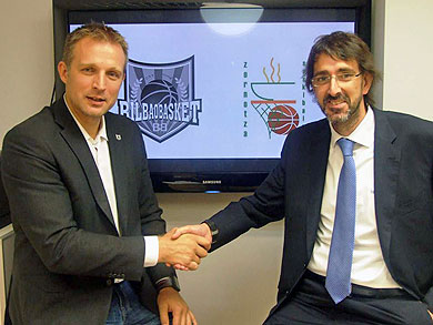 El Bilbao Basket aportará material y asesoramiento al Zornotza gracias a un convenio