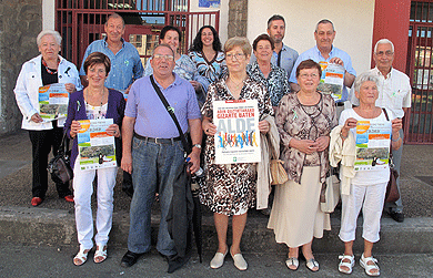 Durangaldea celebra el Día Internacional de las Personas de Edad con lazos verdes