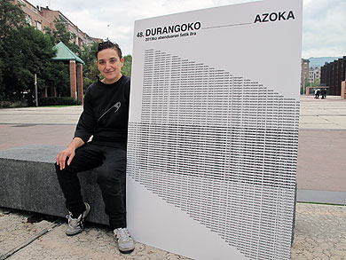 Itziar Okariz se inspira en una obra de Virginia Woolf para anunciar la Durangoko Azoka