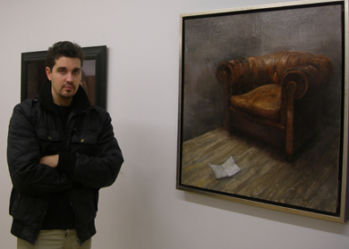 Xabier Gaztelumendi, un joven pintor con aroma a clásico