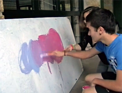 El alumnado berriztarra dará color al 25 de Noviembre