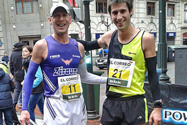 David García, primer europeo en la Santurtzi-Bilbao