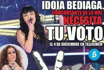 Idoia Bediaga se juega su pase a las semifinales de ‘La Voz’