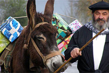 Tarde de ilusión y regalos con Olentzero y Mari Domingi