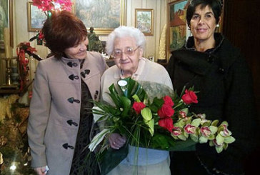 La durangarra María Ángeles Rodríguez cumple cien años