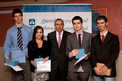 Cuatro centros de la comarca participan en el Reto Alcoa