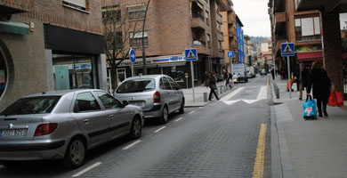 La vía Urbano Larruzea cambia de sentido en Amorebieta