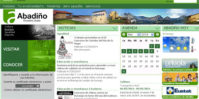 La nueva web municipal de Abadiño permite llevar a cabo 110 trámites online