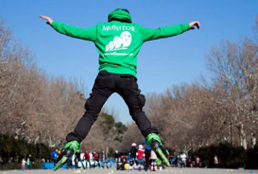 Quedada de aficionados al patinaje urbano en Durango