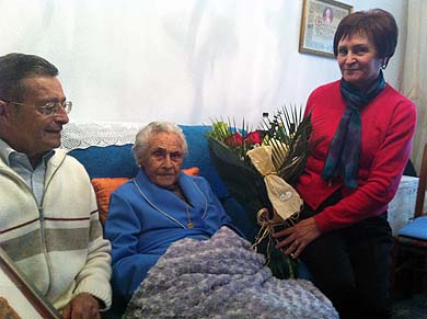 Juliana cumple cien años